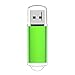 RAOYI 10 Pack 4GB USB Flash Drives USB 2.0 Memory Stick Bulk Thumb Drives Thumb Drive Jump Drive (5 Mixed Colors: Black Blue Green Orange Silver)