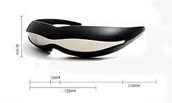 PLOPLO Futuristic Cyclops Monoblock Shield Mirrored
