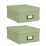 Pioneer Jumbo Scrapbook Storage Box, Crafters White, 14 3/4 X 13 X3 3/4