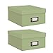 Pioneer Photo Albums Photo Storage Box (Sage Green/Two Count)