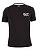 Emporio Armani Men's EA7 Logo T-Shirt, Black, Medium