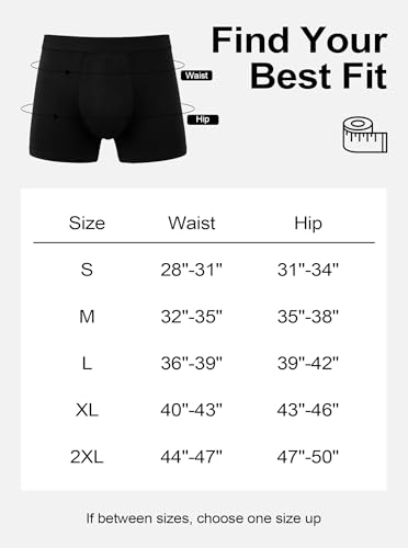 Hellomamma Washable Incontinence Pants for Men: Protective Underwear Trunks with Strong Absorbency for Male – Leak Proof Boxers Shorts for Daily Bladder Leakage L