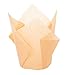 Juvale Tulip Cupcake Liners - 300-Pack Medium Baking Cups, Muffin Wrappers, Perfect for Birthday Parties, Weddings, Baby Showers, Bakeries, Catering, Restaurants, Kraft Brown
