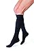 JOBST Relief Knee High Graduated Compression Socks, 15-20 mmHg - Comfortable Unisex Design - Closed Toe, Black, Medium