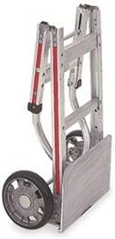 Magliner - FTA19E11L - Folding Hand Truck, Continuous Frame Flow-Back, 500 lb., Overall Width 18-1/2, Overall Height 49