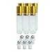 Mydio 24 pack 5ml Glass Essential Oil Roller Bottles with Roller Balls