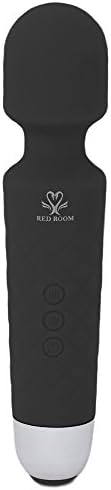 Red Room Wireless Handheld Electric Massager Mini Wand Black