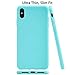 Wisdompro Case for iPhone Xs Max, Bundle of 5 Pack Extra Thin Slim Jelly Soft TPU Gel Protective Case Cover for Apple iPhone Xs Max (Black, Aqua Blue, Naked Skin Pink, Yellow, Red)- Candy Color