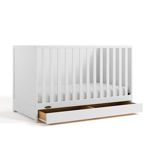 Graco Theo 3-in-1 Convertible Crib with Storage Drawer – GREENGUARD Gold Certif…