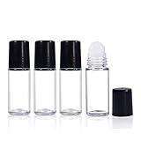 4PCS 30ml Essential Oil Roller Bottles,Empty