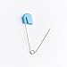 Household Mall Pack of 100 Pcs Cloth Diaper Pins Stainless Steel Traditional Safety Pin (Blue)