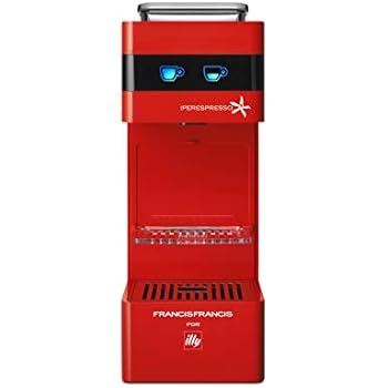 illy Francis Francis Y3 iperEspresso Machine, Red