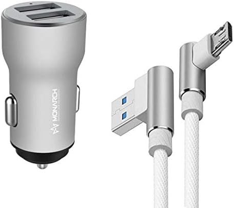 Car Charger 3.4A Adapter Dual Port USB with Smart IC + Micro USB Cable for Dupad Story M7 / Dupad Story Marshall