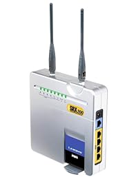 cisco linksys Router de correa ancha Wireless G con srx200 (wrt54gx2)