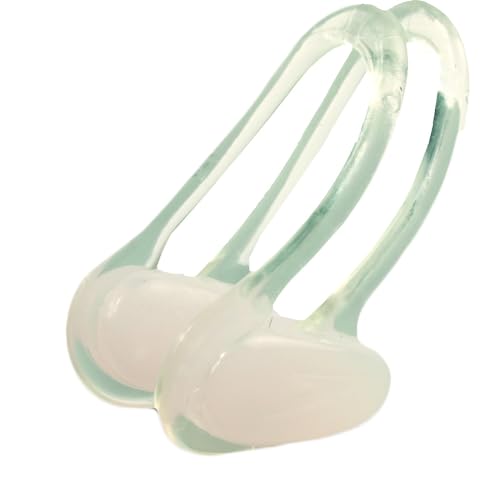 Speedo Unisex-Adult Universal Nose Clip | Kit Bag Swim Essentials Training Aids, Clear Pink, One Size