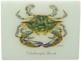Nautical Decor Kitchen Supplies Cutting Boards Crab Beach Decor Crab