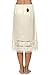 Avidlove Women Lingerie Slips Satin Snip-it Half Slip Lace Underskirt Beige Beige  FBA  Medium