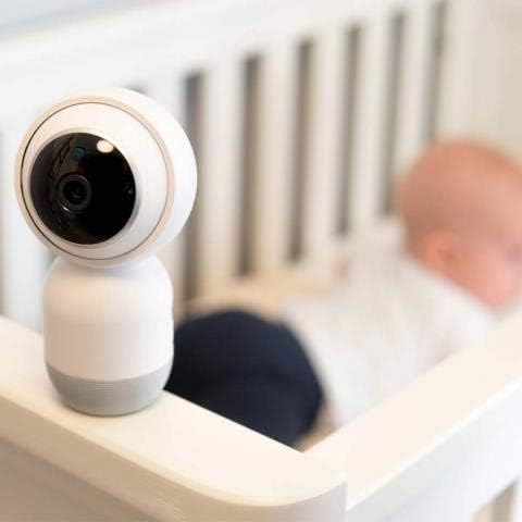 Print Klex SMART Home Innen Kamera WiFi berwachungskamera 1080p Webcam Funk IP20 Nachtsicht Babyphone   Wei