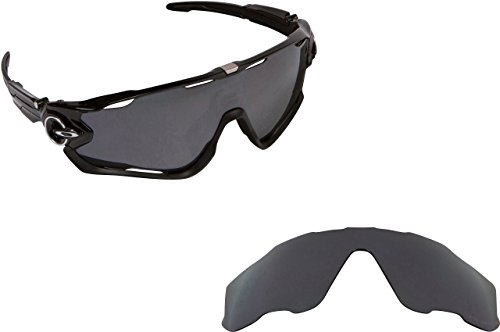 New SEEK Replacement Lenses Oakley JAWBREAKER - Polarized Black Iridium