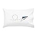 Oh, Susannah Paper Airplane Toddler Size Pillowcase (1 Pillow Cover 14 x 20.5 Inches) for Youth or Toddler Bedding as Kids Room Decor