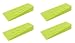 Redneck Convent Spiked Tree Felling Wedges for Tree Cutting - 5.5in Green Plastic Felling Wedge, Logging Tools - 4 Pack primary