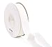 YAMA Solid Grosgrain Ribbon Roll - 1 Inch 25 Yards for Gift Wrapping Ribbons, White