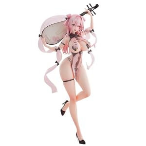 掃除朋具イラスト『羽衣チャイナ 明明』 ノンスケール完成品フィギュア PVC&ABS製 塗装済み