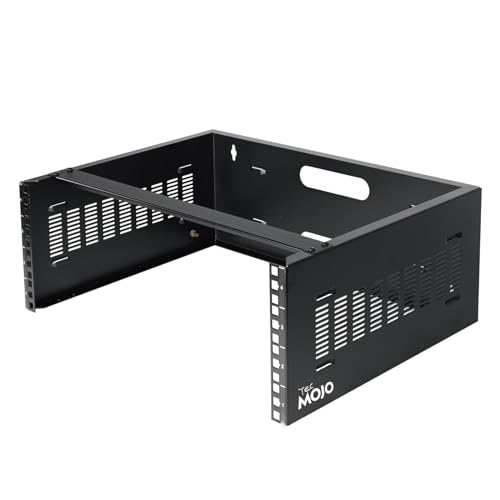 Tecmojo 4U Wall Mount Patch Panel Bracket Network Rack for Shallow ...