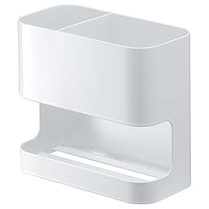 Yamazaki Home Blow Dryer & Curling Iron Appliance Holder, Large, White