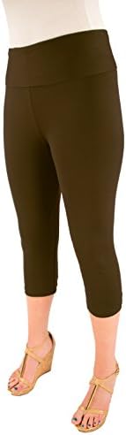 Hold Your Haunches "As Seen on Shark Tank" Women's Caboose Boost Capris-M-Brown