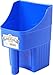 Little Giant® Plastic Enclosed Feed Scoop | Heavy Duty Durable Stackable Feed Scoop with Measure Marks | 3 Quart | Ranchers, Homesteaders and Livestock Farmers | Blue