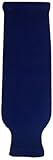 DoGree Hockey Solid Color Knit Hockey Socks, Royal, Adult/32-Inch