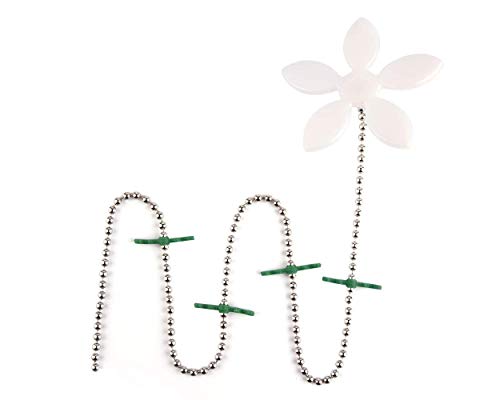 ACE SELECT Flower Shape Drain Hair Catcher Bathroom Chain Hook Strainer Set of 5 Hair Trap for Bathtub Kitchen - Thumbnail 7