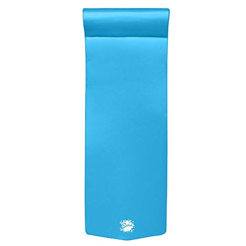 TRC Recreation Splash 70 Inch Full Size Foam Raft Lounger Swimming Pool Float, Marina Blue