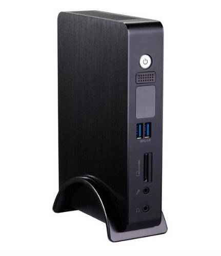 Foxconn Intel Core i3-3217U 1.8GHz HM76 DDR3 USB 3.0 V&GbE NanoPC Barebone System - Black AT-7300