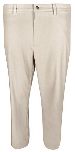 Callaway Men's Golf Performance Flat Front Tech Pants, Silver Lining, 34 x 30