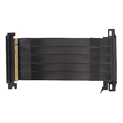 PUSOKEI PCIE 4.0 x16 Extender Riser Cable, High
