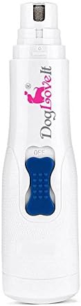 Dog Nail Clippers, Dogloveit Electric Nail Grinders Trimmer Tool for Dogs Cats Pet [No Noise]