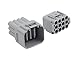 WMYCONGCONG 10 Kits Waterproof Electrical Wire Cable 12 Pin Way Connector Plug, Fits 2.2mm Terminals Wire(10 Kit)