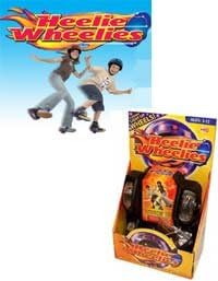 PMS HEELIE WHEELIE SKATES WITH LIGHT UP WHEELS IN OPEN BOX