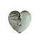 Picasso Jasper Stone Puffed Heart Shaped Rock