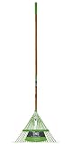 AMES 2915612 22-Tine Steel Leaf Rake with Hardwood Handle, 61-Inch