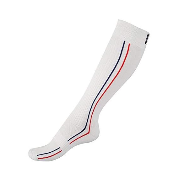 Horze-Striped-Quick-Dry-High-Knee-Riding-Boot-Socks-with-CoolMax-Blend-White-6-75