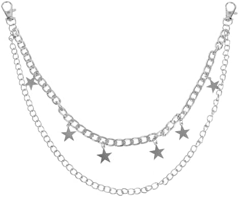 Amazon.com: KALIONE Hip Hop Pants Chain for Women, Vintage Star