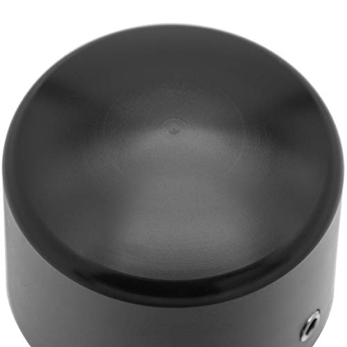 PBYMT Black Front Axle Nut Cover Cap Compatible for Harley Davidson Softail Electra Road King Street Glide Sportster 2002-2020