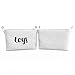 Fawn Hill Co Toy Storage Box Basket for Baby, Kids or Pets | Container Bin for Organizing Clutter in Bedroom, Nursery, Daycare, Classroom & Closet | Modern White Cotton Canvas with Handles (Medium)