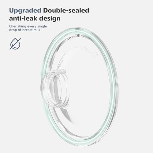 MOMMED Electric Breast Pump, 24mm Electric Breast Pumps with 3 Modes and 12 Powers, Leakproof Design Hands-Free Breast Pumps, Includes 17/19/21mm Flange Inserts