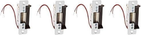 Adams Rite 7100 Series Clear Anodized Zinc Aluminum Alloy Electric Strike, 12 VDC (Pack of 1) (4-(Pack))