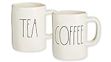 Rae Dunn by Magenta Tea and Coffee Mugs- Set of 2