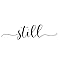 Be Still - Set of Two 11x14 Unframed Typography Art Prints Posters - Makes a Great Home Decor Under $20